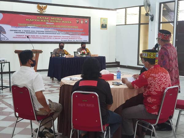 Adaptasi Kebiasaan Baru, Kapolres Kubu Raya Ajak Masyarakat Budayakan Pakai Masker