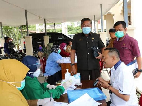 Anggota Dewan dan ASN di Lingkungan Sekretariat DPRD Ketapang Lakukan Tes Swab