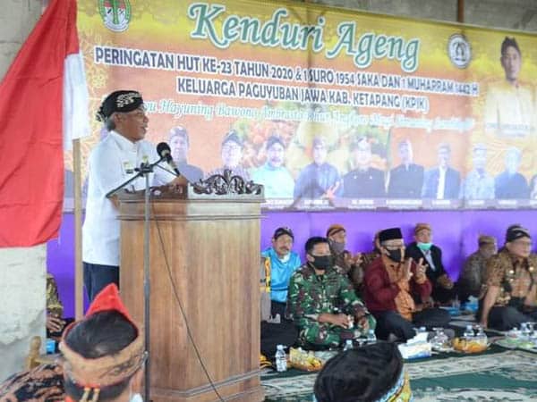 Bupati Ketapang Hadiri Kenduri Ageng Paguyuban Jawa Ketapang