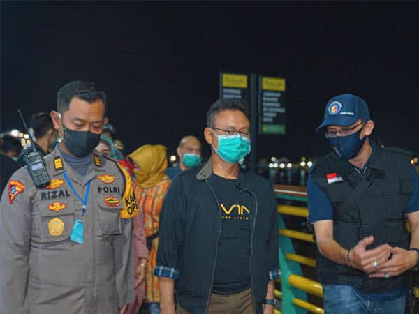 Edi Kamtono: Pengunjung Waterfront Wajib Pakai Masker