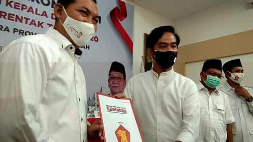 Gibran Resmi Dapat Dukungan Partai Gerindra di Pilkada Solo 2020