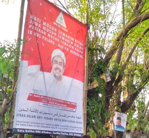 Hendak Serang FPI yang Pasang Spanduk Habib Rizieq, Geng Motor Kabur Saat Dengar Takbir