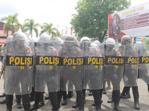 Sat Sabhara Polres Gelar Latihan Dalmas Jelang Pilkada Ketapang 2020