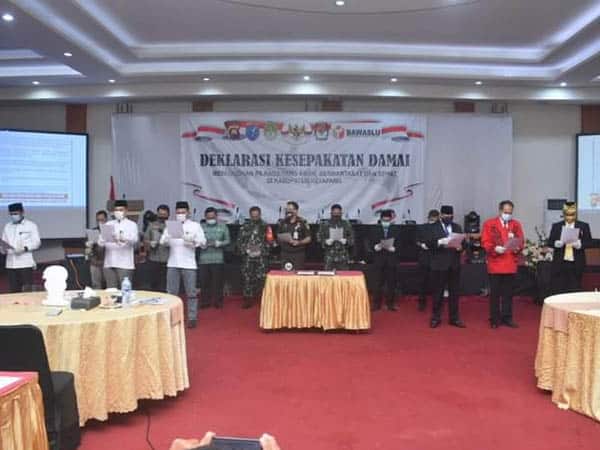 Deklarasi Pilkada Damai dan Ajakan Gunakan Hak Suara