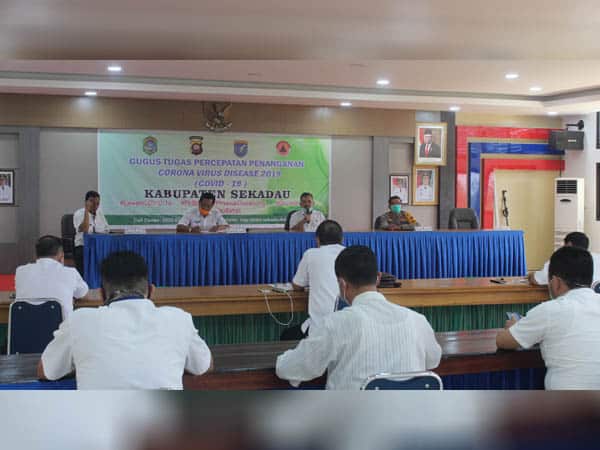 Gugus Tugas Sekadau Laksanakan Protap Isolasi Ketat