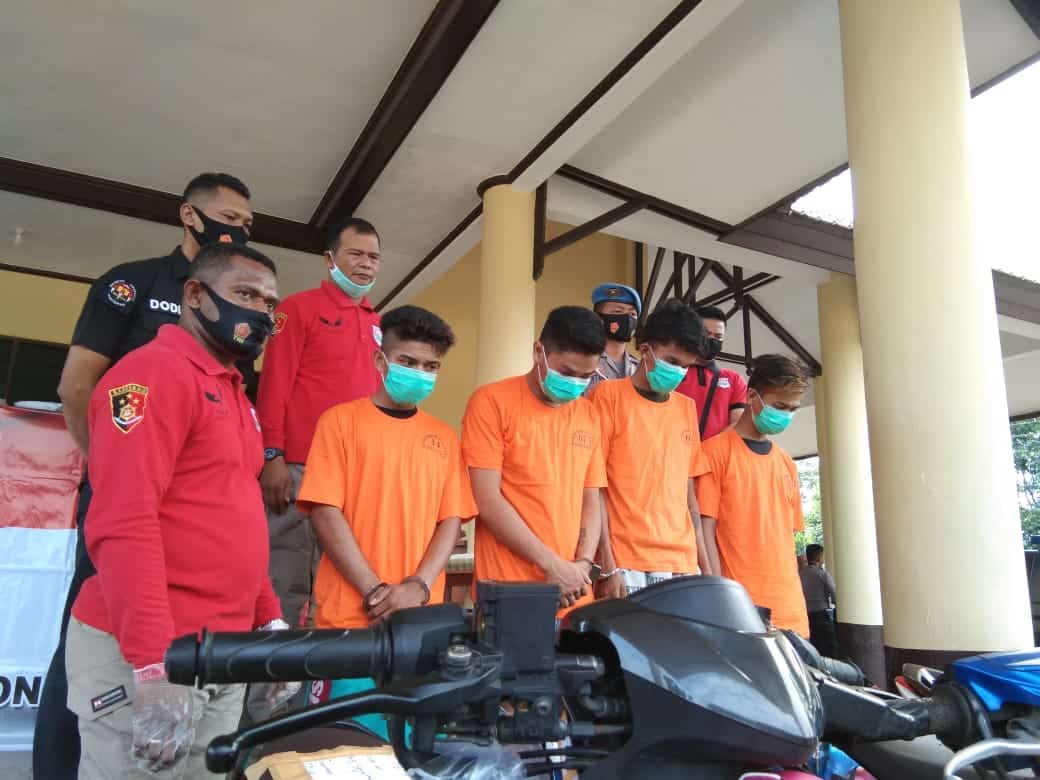 Polres Kubu Raya Gelar Perkara Curanmor