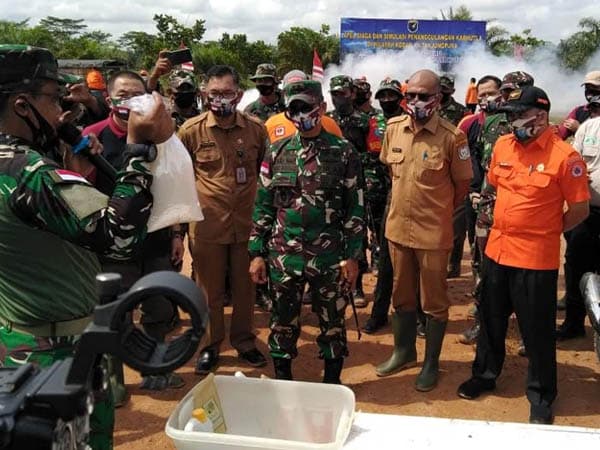 Kodam XII/Tpr Perkenalkan Formulasi Nusantara Foam 44 dan Bios 44