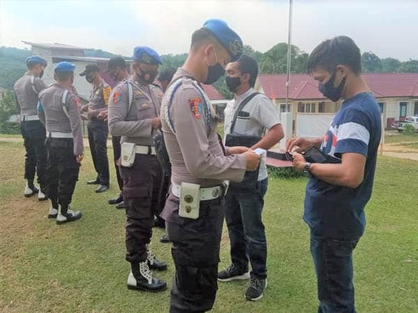 Polres Sekadau Gelar Gaktibplin, Cek Kedisiplinan Anggota dan Protokol Kesehatan