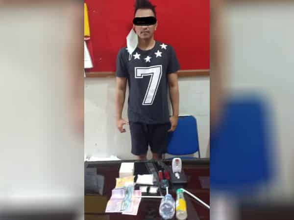 Polsek Delta Pawan Ringkus Seorang Pelaku Narkoba dan Amankan Sabu Seberat 73 Gram