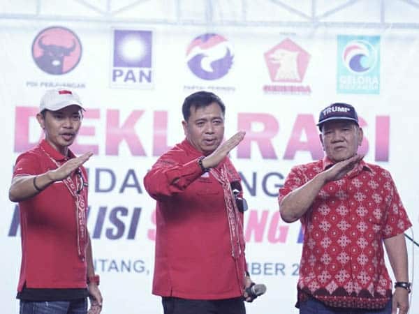 Seluruh Paslon yang Diusung PDIP di Kalbar Daftar Pilkada ke KPU Secara Serentak