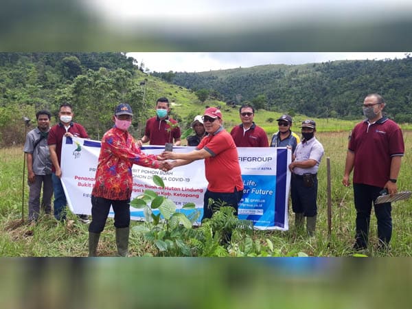 KPH Ketapang Selatan Gandeng FIF Rehabilitasi Bukit Maloi Indah