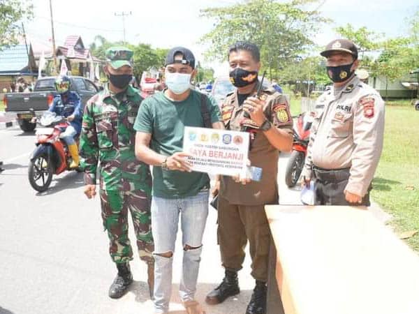 Siap-siap, Tak Pakai Masker di Ketapang Bakal Didenda Rp100 Ribu