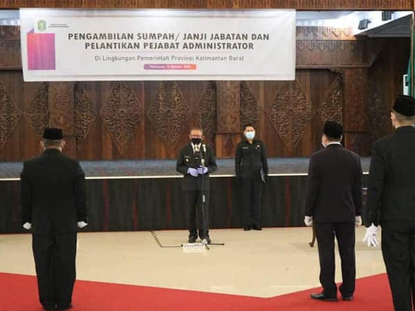 Sutarmidji Minta 27 Pejabat yang Baru Dilantik Berinovasi dan Disiplin