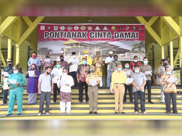 Tokoh Masyarakat Pontianak Tolak Demonstrasi Anarkis
