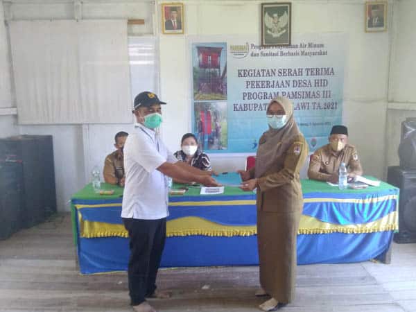 9 Desa di Melawi Serah Terima Penyediaan Air Bersih Program Pamsimas
