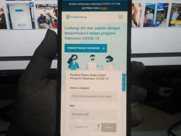 Cara Daftar Vaksinasi Covid-19 Secara Online Dengan Smartphone