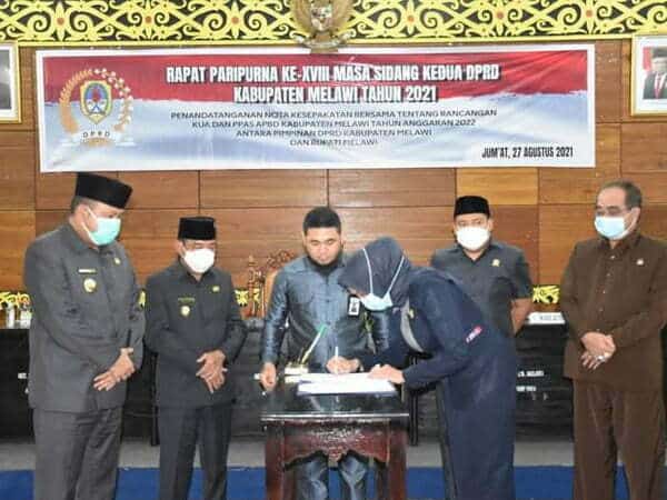 DPRD dan Pemkab Sepakati KUA PPAS APBD Melawi 2022