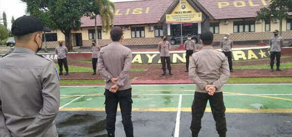 Kapolres Melawi Instruksikan Anggota Kibarkan Merah Putih di Rumah Masing-masing Sambut HUT ke-76 RI