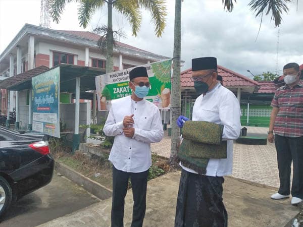 Gubernur Sutarmidji Persilakan Jamaah Salat Id dengan Prokes Ketat