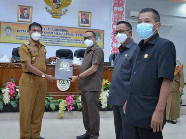 Pemkab Ketapang dan DPRD Sepakati KUA-PPAS APBD Perubahan 2021
