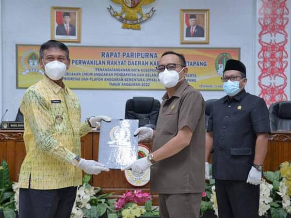 Pemkab dan DPRD Ketapang Sepakati KUA-PPAS Tahun Anggaran 2022