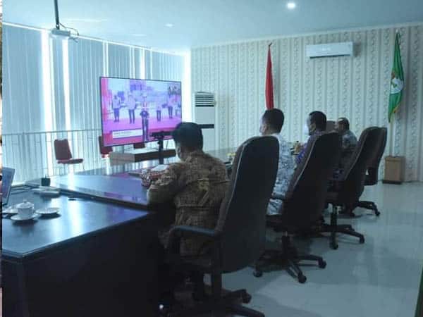 Pj Sekda Ketapang Ikuti Pelepasan Merdeka Ekspor Pertanian oleh Presiden