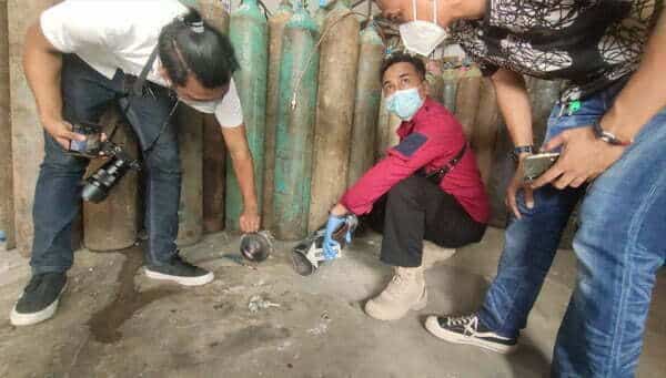 Seorang Pria di Pontianak Dilarikan ke Rumah Sakit Gegara Tabung Oksigen Meledak