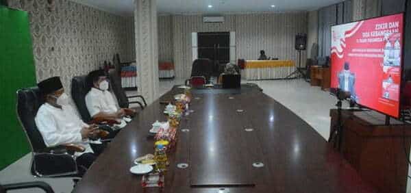 Wabup Ketapang Ikuti Zikir dan Doa Virtual Bersama Presiden dan Wapres