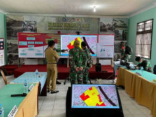 Satgas Covid-19 Pontianak Perkuat Posko PPKM di Kelurahan