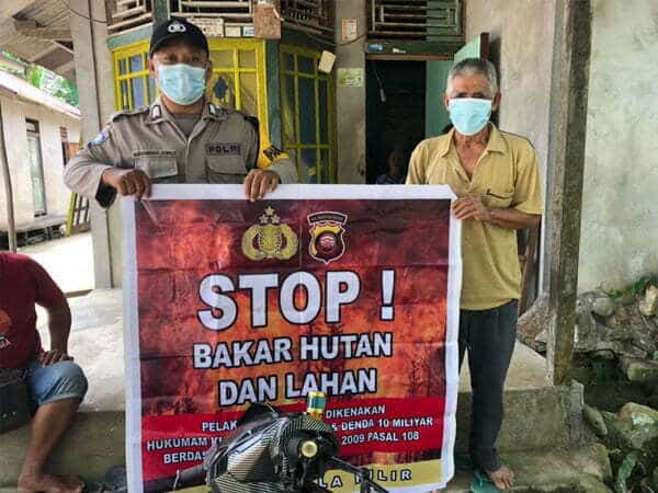 Cegah Karhutla, Polisi Imbau Warga Tak Buka Lahan Dengan Membakar