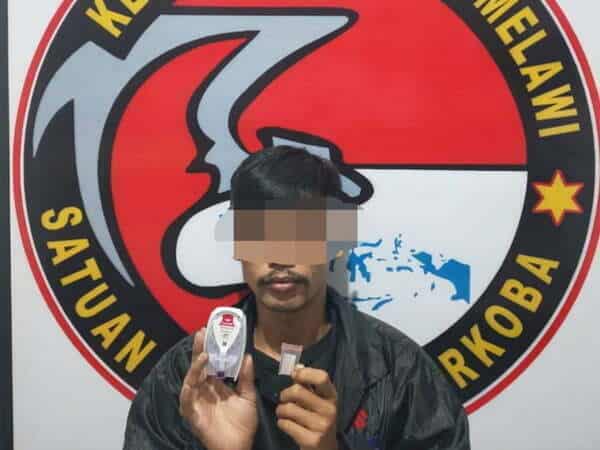 Satres Narkoba Polres Melawi Ringkus Kurir Narkoba