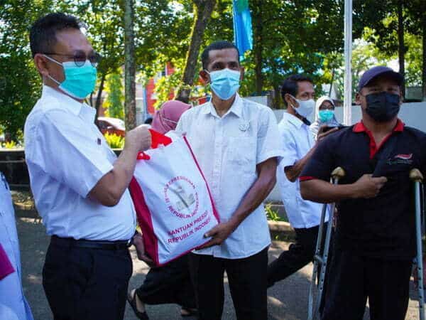 Dapat Bantuan Beras dari Presiden, Lutfi Ucap Terima Kasih