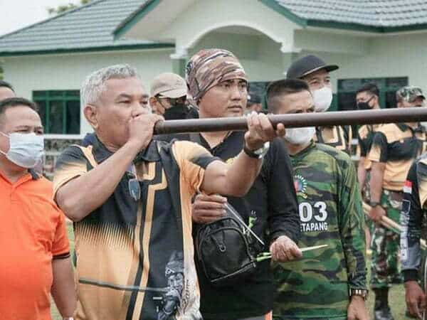 Buka Lomba Sumpit Dandim Cup, Bupati Martin: Senjata Tradisional Masyarakat Kalimantan