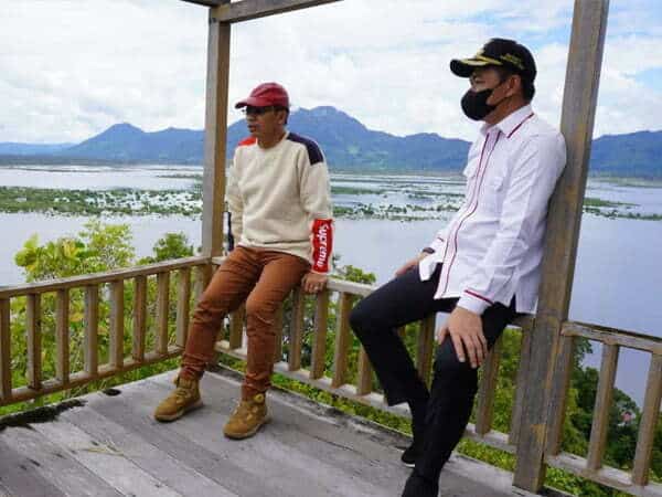Bupati Sis Ajak Bupati Murung Raya ke Pulau Sepandan