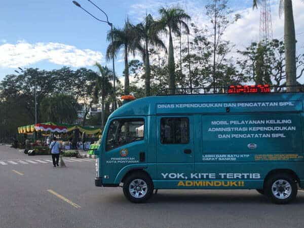 Disdukcapil Pontianak Sediakan Mobil Keliling Pelayanan Jemput Bola