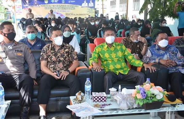 Hadir Virtual di Gebyar Vaksinasi Covid-19 Kalbar, Wabup Farhan: Ketapang Akan Penuhi Target Vaksinasi