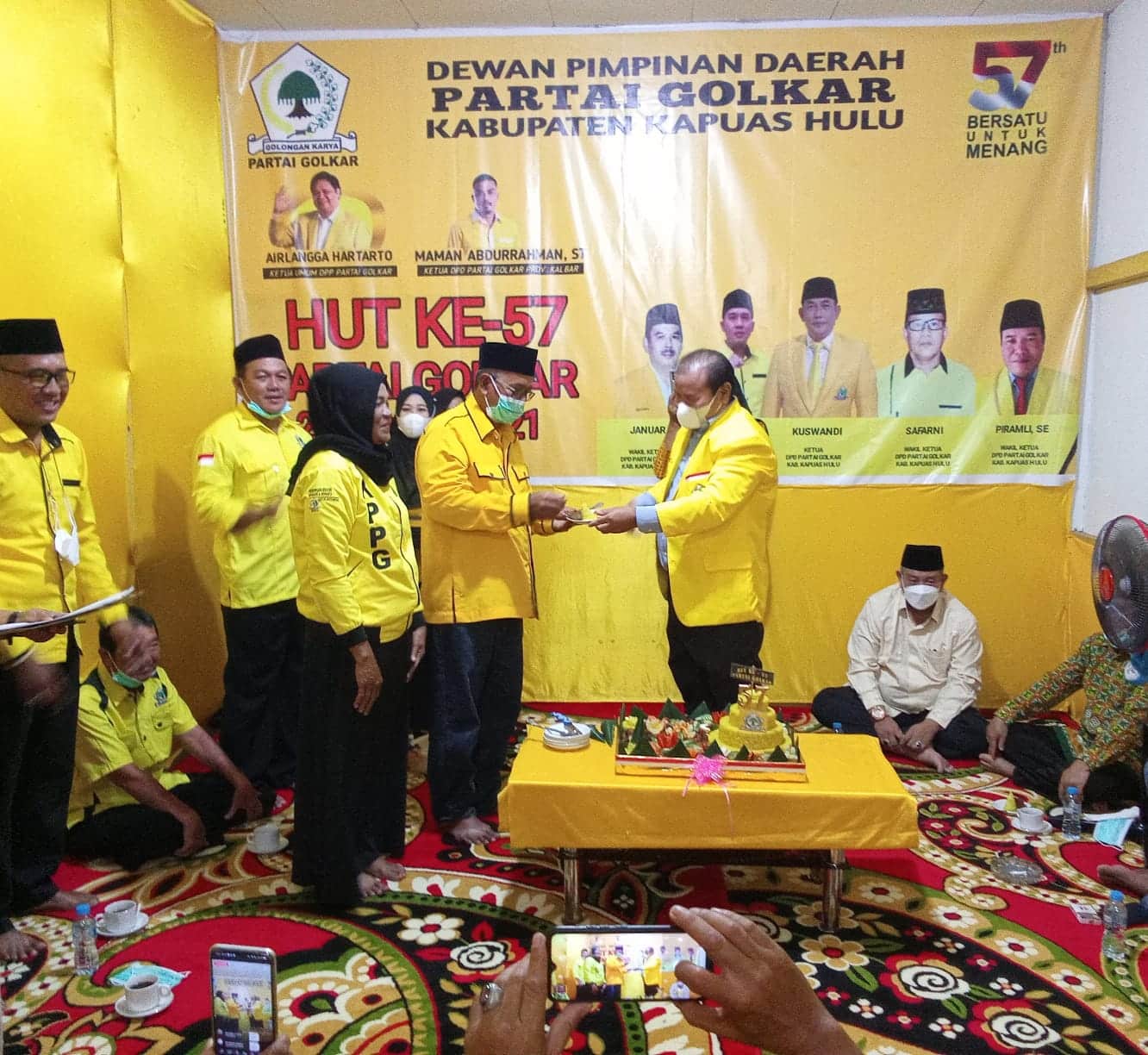 DPD Golkar Kapuas Hulu Gelar Syukuran dan Tausyiah Maulid Nabi Muhammad