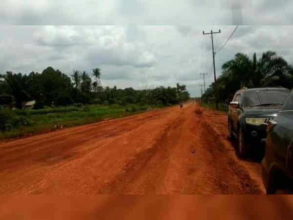 Jalan Pelang-Pematang Gadung Ditargetkan Rampung Desember 2021