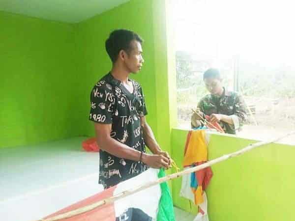 Satgas dan Warga Matangkan Persiapan Acara Puncak Penutupan TMMD 112 Kodim Ketapang