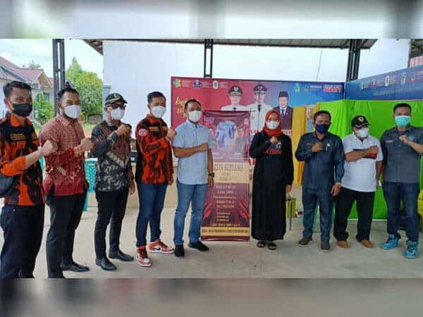 Wabup Wahyudi Apresiasi Kepedulian Sapma PP Kapuas Hulu Sukseskan Vaksinasi