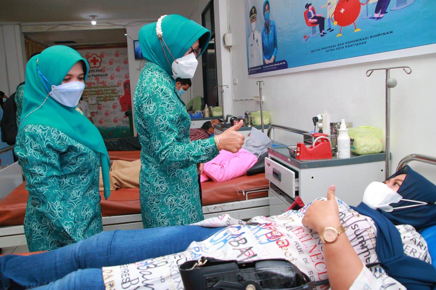 TP PKK Pontianak Gelar Aksi Donor Darah