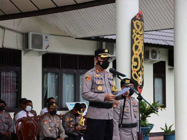 Kapolres Sekadau Pimpin Gelar Pasukan Ops Zebra Kapuas 2021