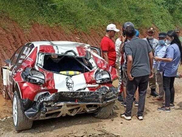 Ketua MPR Bamsoet dan Sean Gelael Kecalakaan Saat Reli di Meikarta