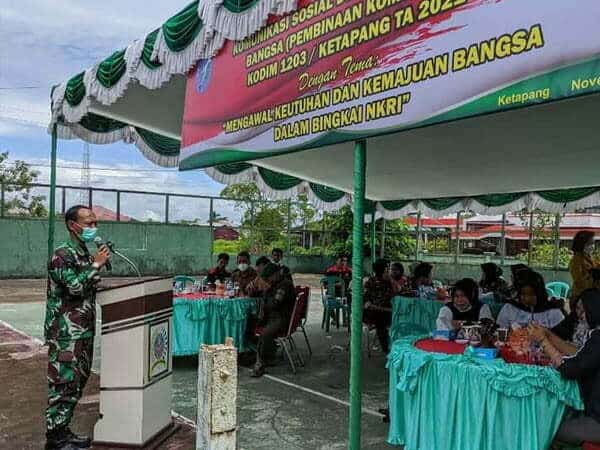 Kodim 1203 Ketapang Gelar Komsos Bersama Komponen Bangsa: Tingkatkan Sinergitas