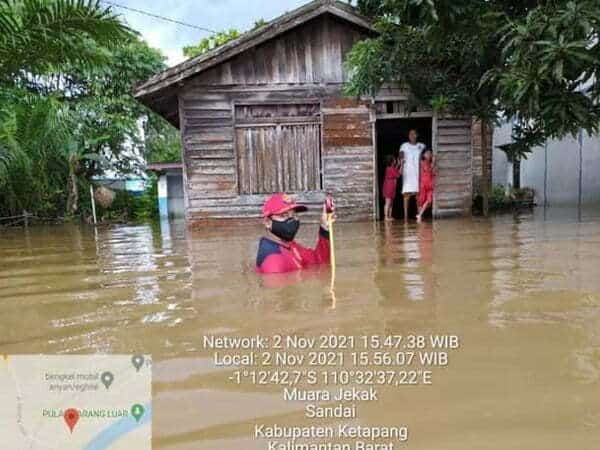 15 Ribu Jiwa Lebih di Sembilan Kecamatan Terdampak Banjir Ketapang
