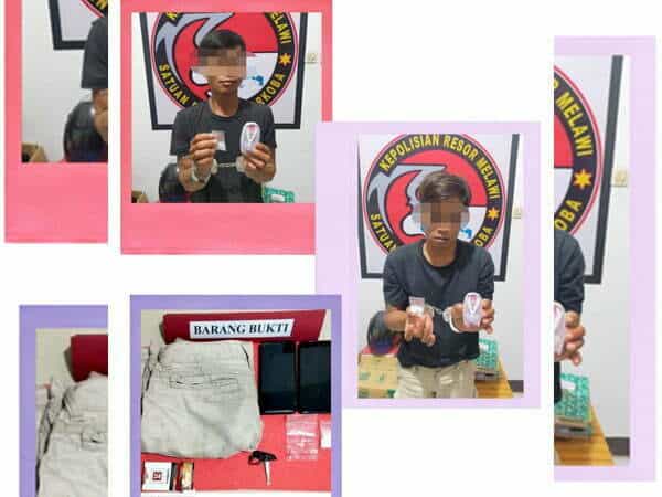 Polres Melawi Ringkus Dua Pelaku Narkoba: Amankan 4,09 Gram Sabu