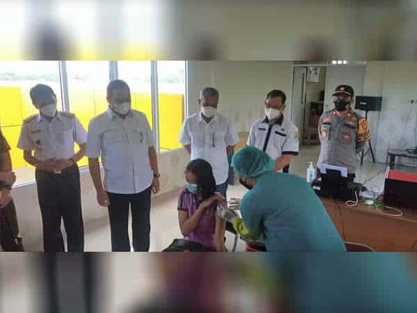 Tinjau Pelaksanaan Vaksinasi, Kabinda Kalbar Sebut Penanganan Covid di Ketapang Cukup Maksimal
