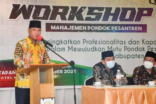 Wabup Farhan Buka Workshop Manajemen Pondok Pesantren