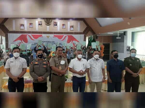 Bupati dan Ketua DPRD Dukung Program Strategis Nasional di Kantor Pertanahan Ketapang