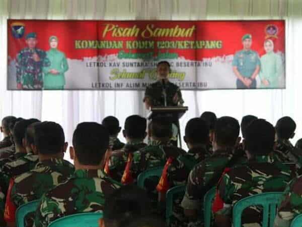 Dandim Baru Beri Pengarahan ke Prajurit Kodim 1203 Ketapang